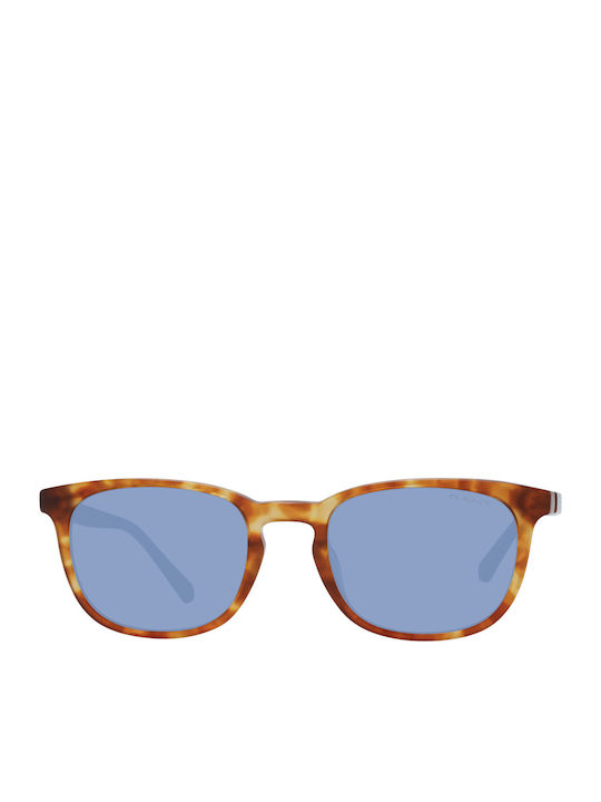 Gant Men's Sunglasses with Brown Tartaruga Plastic Frame GA7186 53V