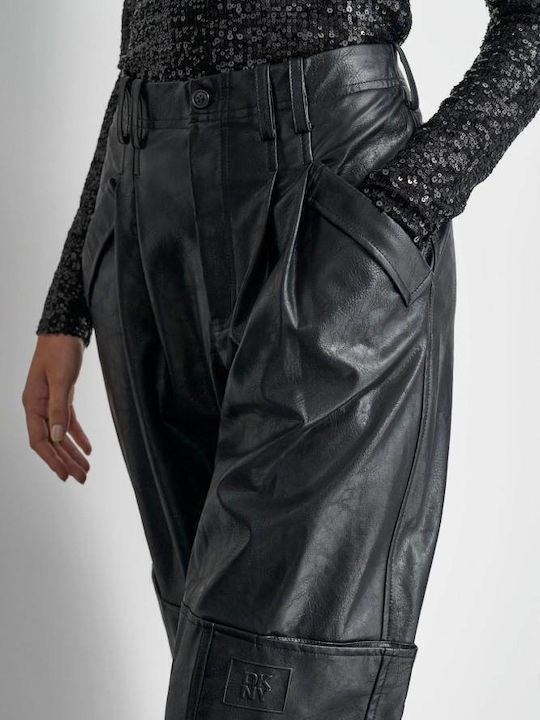 Women's Fabric Trousers Black