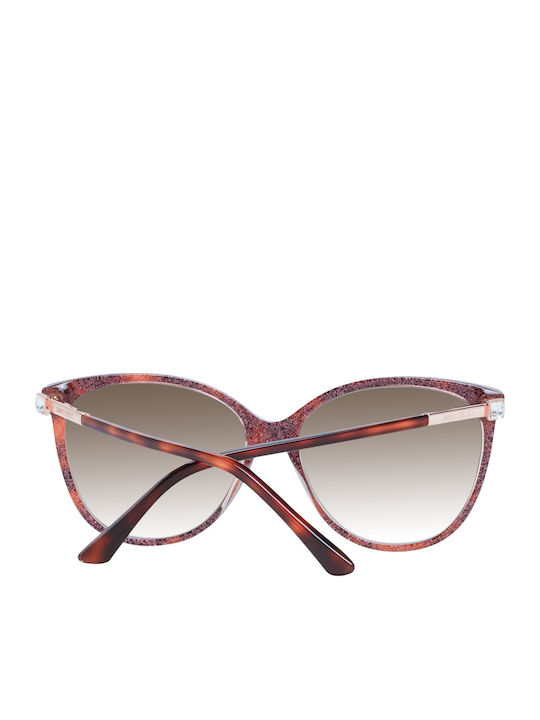 Jimmy Choo Women's Sunglasses with Brown Tartaruga Plastic Frame