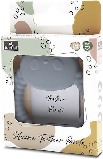 Lorelli Panda Teething Ring made of Silicone for 0 m+