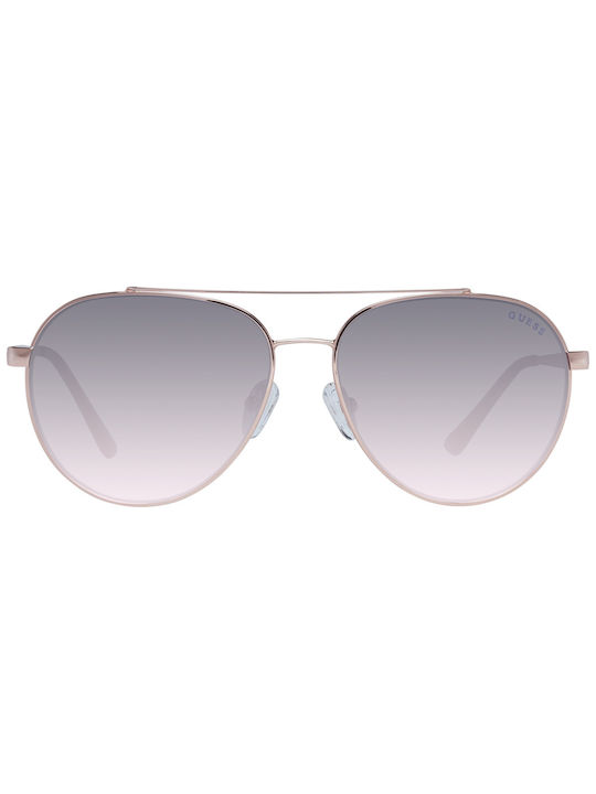 Guess Women's Sunglasses with Rose Gold Metal Frame and Gray Gradient Lens GF6139 28T