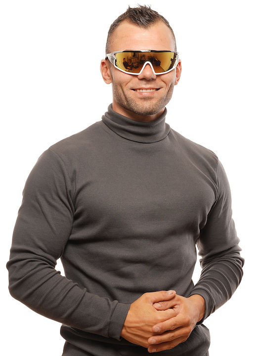 Bolle B-Rock Pro Bărbătești Ochelari de soare cu Negru Cadru și Portocaliu Lentilă 12629