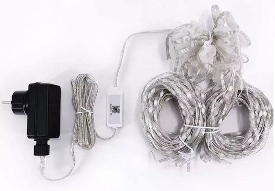 Smart Λαμπάκια LED 2μ. x 200εκ. RGB τύπου Κουρτίνα