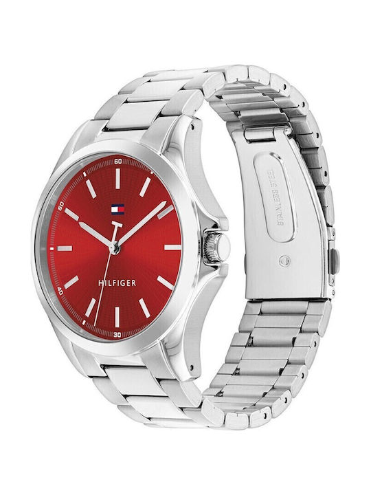 Tommy Hilfiger Bruce Ceas Baterie Cu Brățară Din Metal Tommy Hilfiger Bruce Ceas Baterie Cu Brățară Din Metal