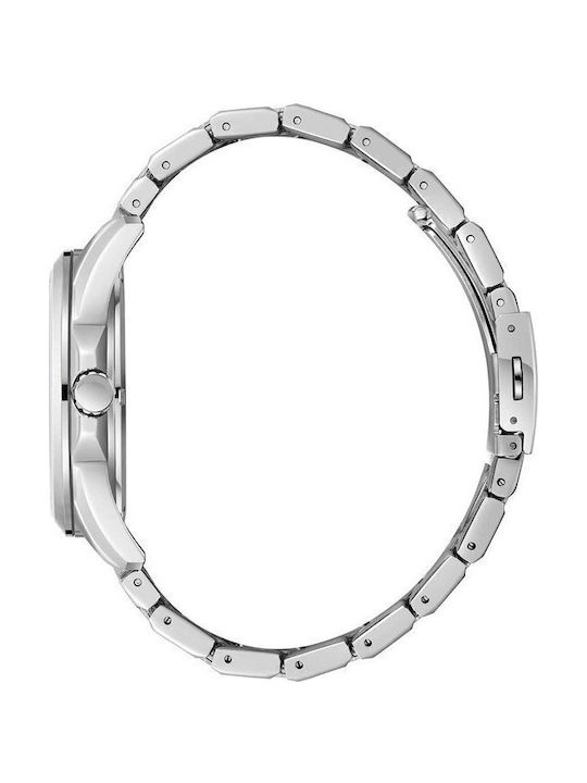 Lee Cooper Men's Watch 42mm Chronograph Battery with Silver Metal Bracelet