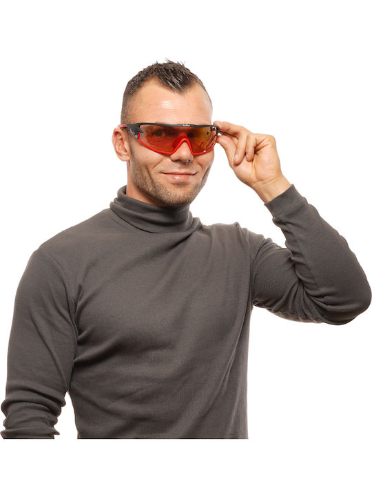 Bolle B-Rock Pro 119 Unisex Ochelari de soare cu Negru Cadru și Portocaliu Lentilă 12628