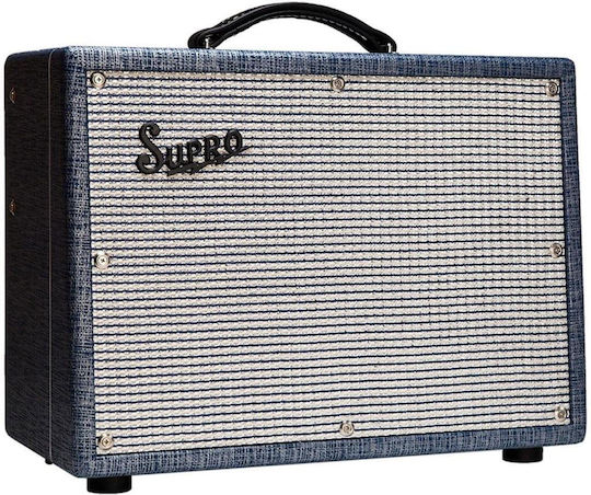 Supro 1642RT Titan Λαμπάτος Combo Ενισχυτής Ηλεκτρικής Κιθάρας 1 x 10" 50W Μπλε