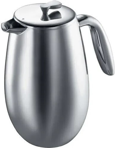 Bodum Columbia Cafetieră cu Filtru Manual din Oțel Inoxidabil Argintie 1lt