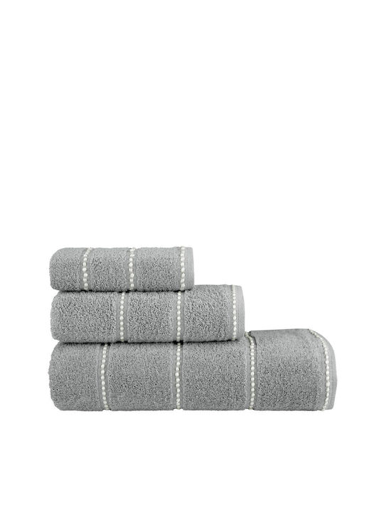 Nima Set Prosoape de Baie 3buc Medium Medium Gray