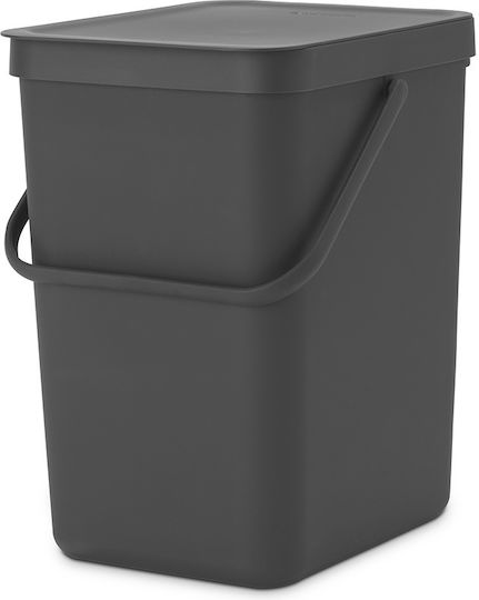 Brabantia Sort Κάδος Απορριμμάτων Πλαστικός Γκρι 25lt Brabantia Sort Κάδος Απορριμμάτων Πλαστικός Γκρι 25lt