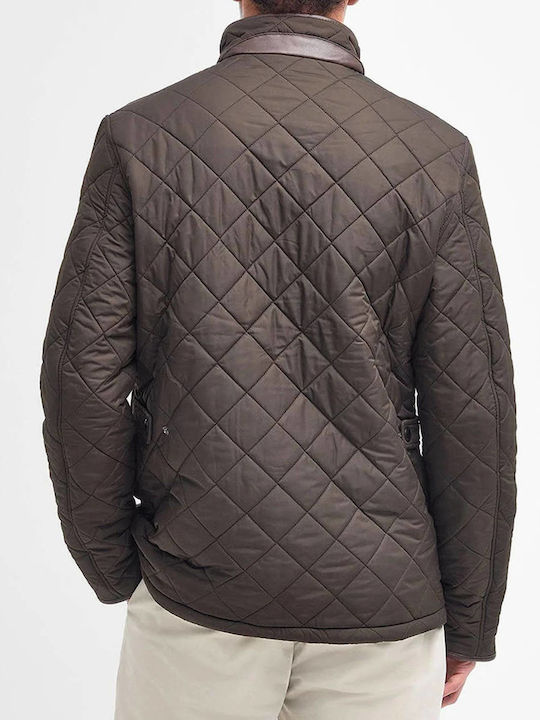 Barbour Powell Μπουφάν Dark Olive Green