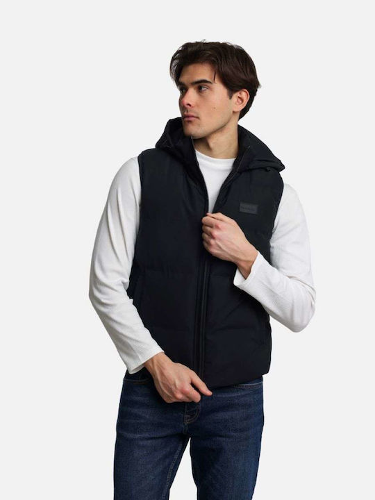 Paco & Co Sleeveless Jacket Puffer Waterproof and Windproof Black