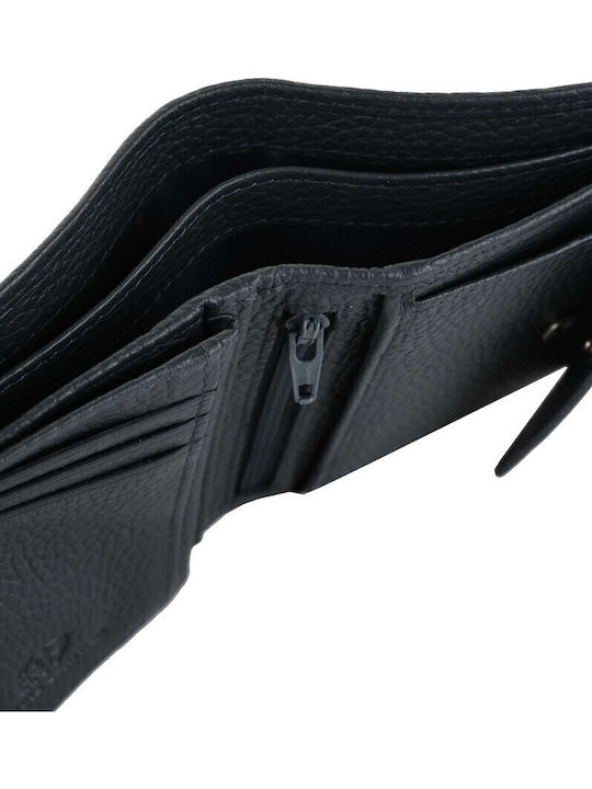 Leather Men's Wallet Classic Blue