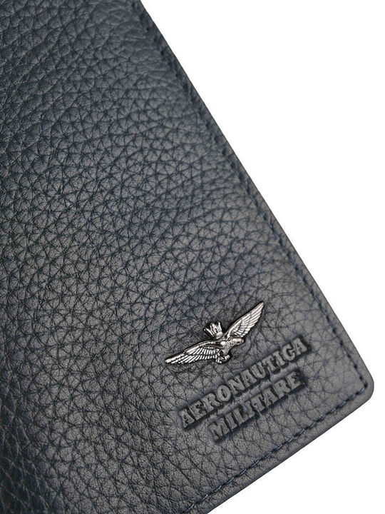 Leather Men's Wallet Classic Blue