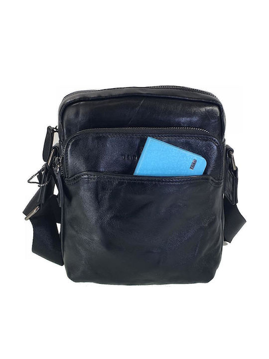 Leather Men's Bag Shoulder / Crossbody Black