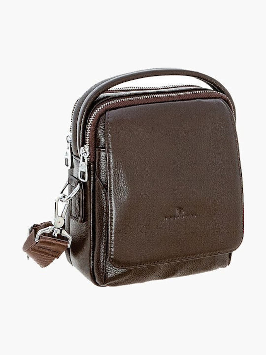 Leather Men's Bag Shoulder / Crossbody Brown