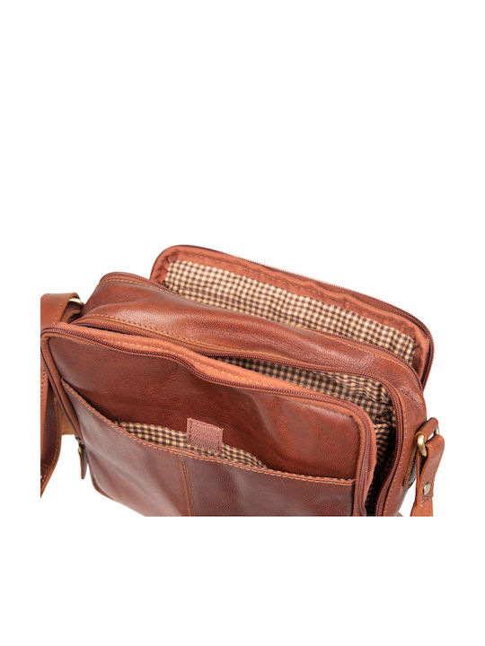Leather Men's Bag Shoulder / Crossbody Brown