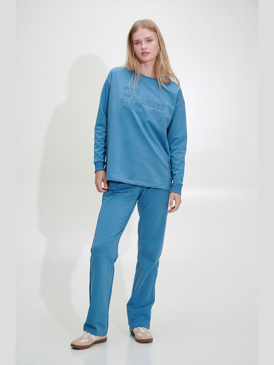 SugarFree Women's Long Sweatshirt Blue