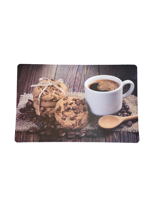 Set Plate Coasters for Serving Meals Pufo Perfect Coffee Design 6 Pieces