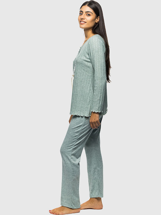 Koyote Winter Damen Pyjama-Set Pink