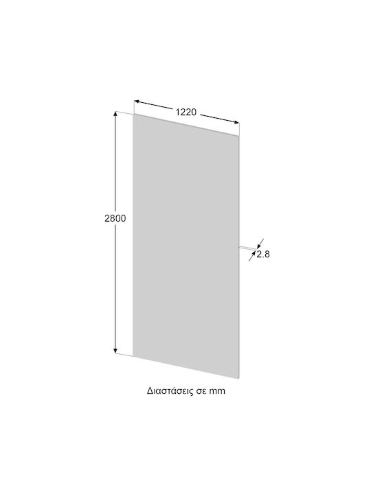 3D Wall Panels From PVC Gray 280x122cm