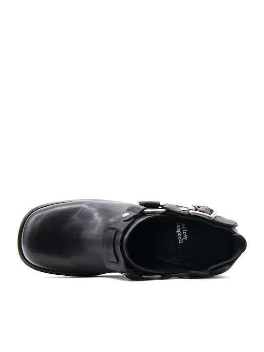 Leather Sandals Black