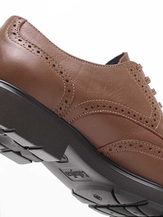 Men's Leather Oxfords Tabac Brown