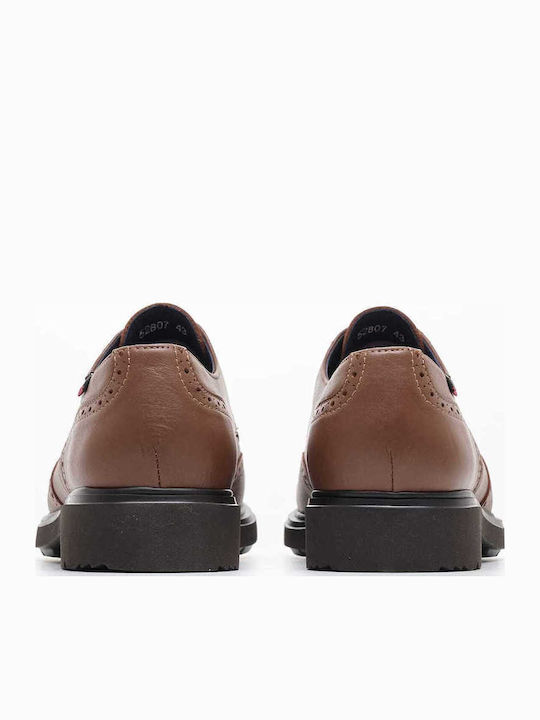 Men's Leather Oxfords Tabac Brown