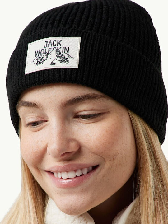Beanie Unisex Beanie Knitted in Black color