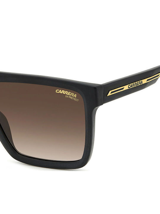 Carrera Men's Sunglasses With Black Horn-Rimmed Frame And Grey Gradient Lens 03/S 003/86