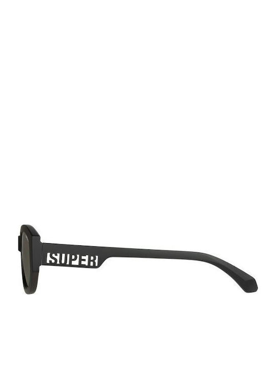 Superdry Unisex Sunglasses with Black Plastic Frame and Yellow Lens SDS 5020 104