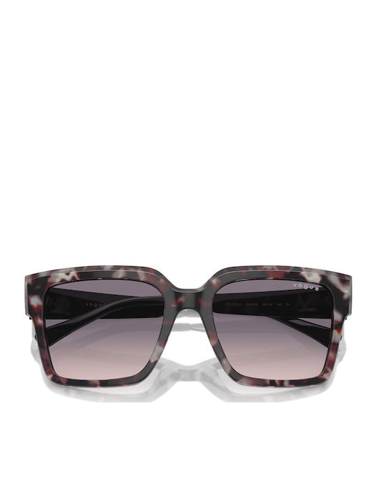 Vogue Women's Sunglasses with Brown Tartaruga Plastic Frame and Purple Gradient Lens VO5553S 314936