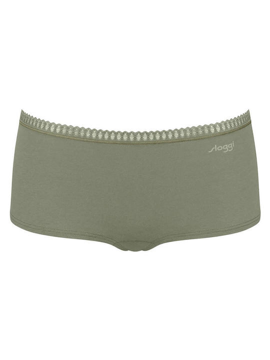 Βαμβακερά Women's Boxer 3Pack with Lace Blue