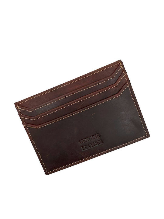 Leather Men's Wallet Classic Brown