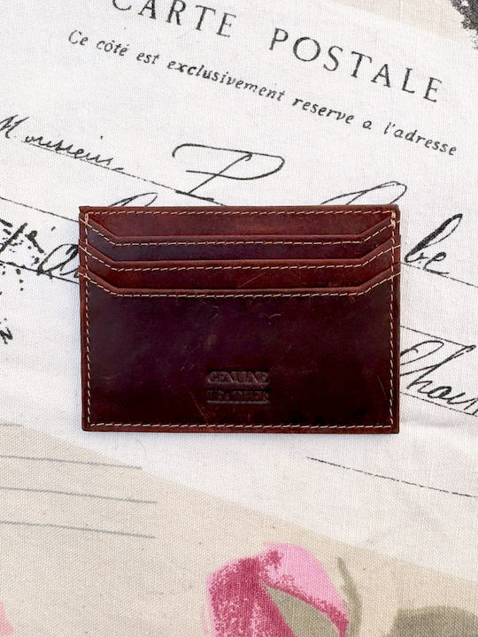 Leather Men's Wallet Classic Brown