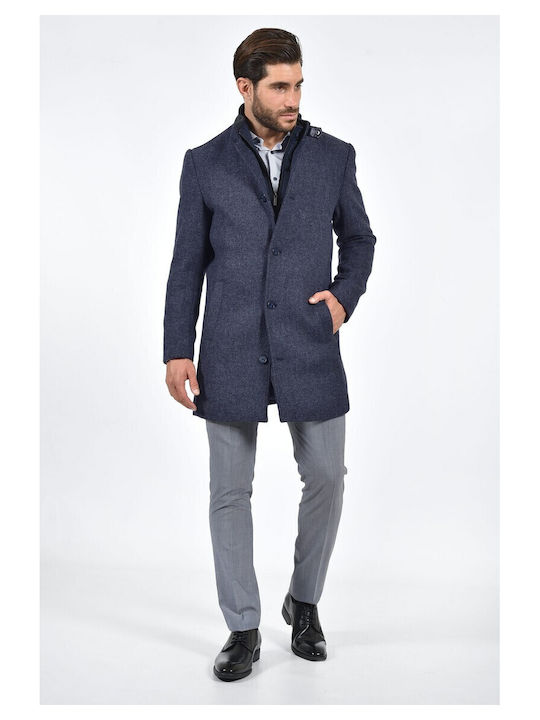 Martin & Co Men's Coat Μπλε-navy