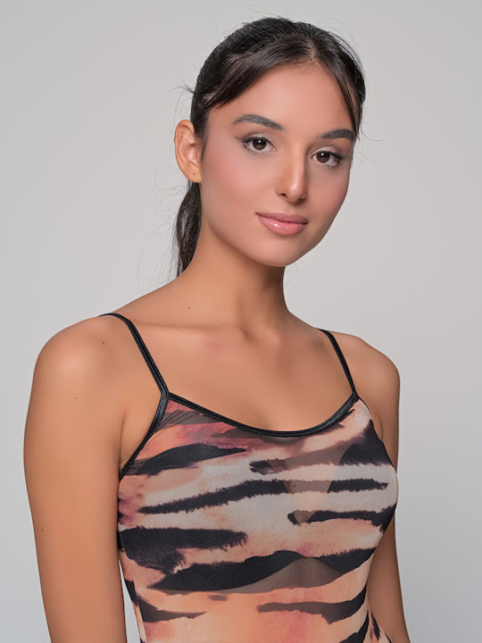Milena by Paris Sexy Bodysuit Orange