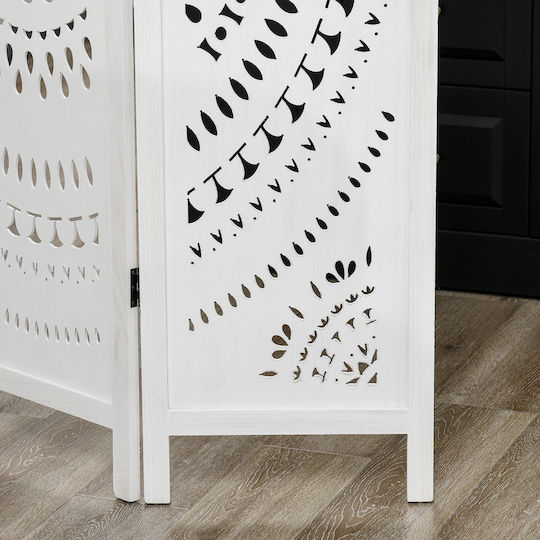 HomCom Decorative Room Divider Wooden 120x170cm
