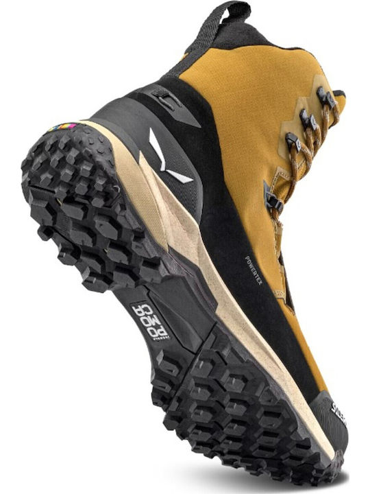 Salewa Puez Winter Men's Hiking Waterproof Yellow Boots
