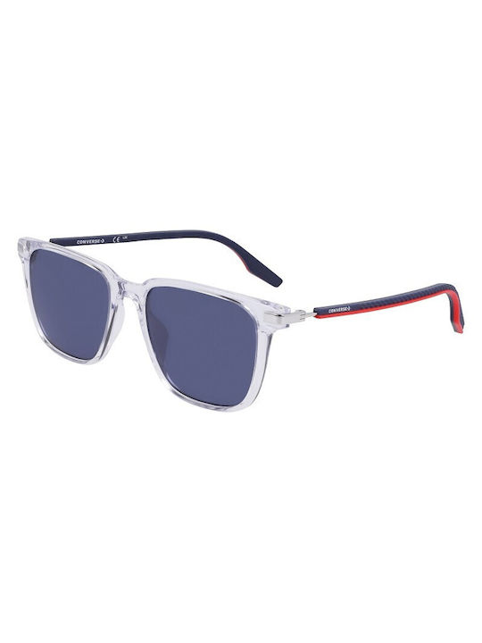 Converse Sunglasses with Transparent Plastic Frame and Blue Lens CV543S-970