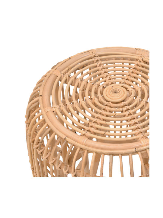 Stool Outdoor Rajesty Φυσική Απόχρωση 60x60x46cm
