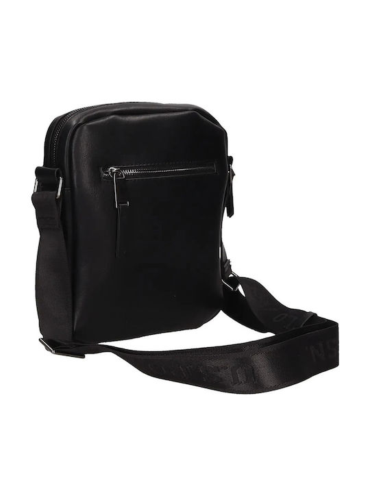 Herrentasche Schulter / Crossbody Schwarz