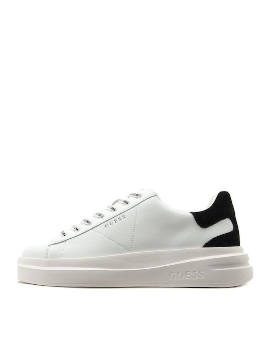 Elba Carryover Flatforms Sneakers White Black