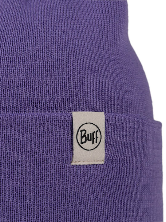 Buff Beanie Unisex Beanie Knitted in Purple color