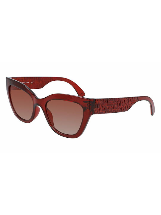 Longchamp Women's Sunglasses with Red Plastic Frame LO691S 602