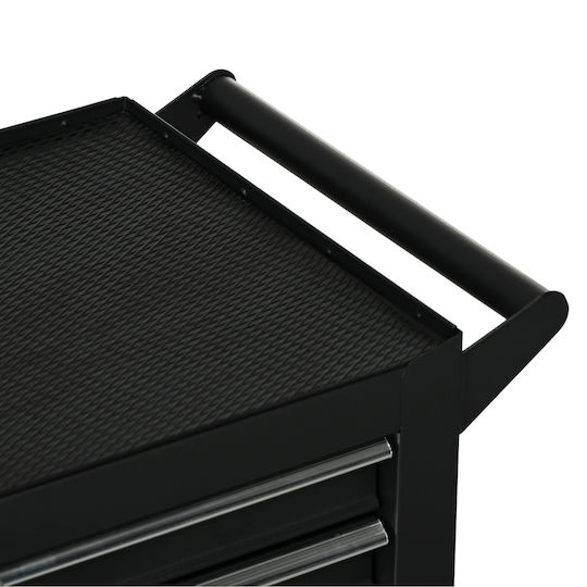 Durhand Cu roți Metal Căruță cu 7 Sertare L69xA33xÎ75cm