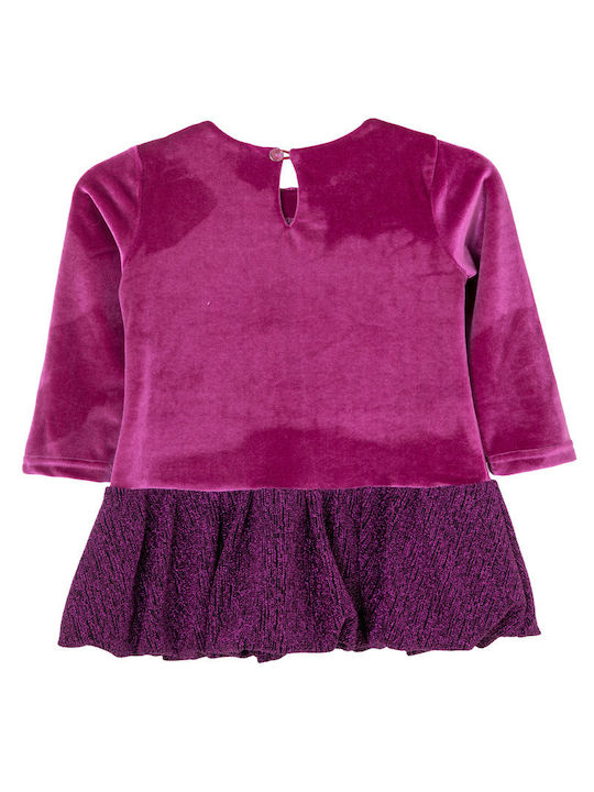 Babylon Children's Dress Velvet Purple