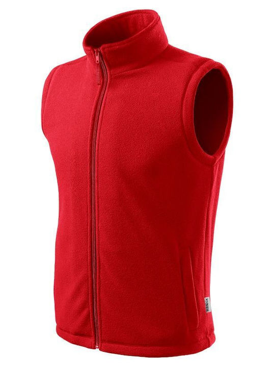 Rimeck Arbeitsweste mit Fleece-Futter Rot