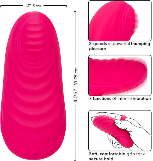 Calexotics Δονητής Μασάζ με Remote Control Ροζ