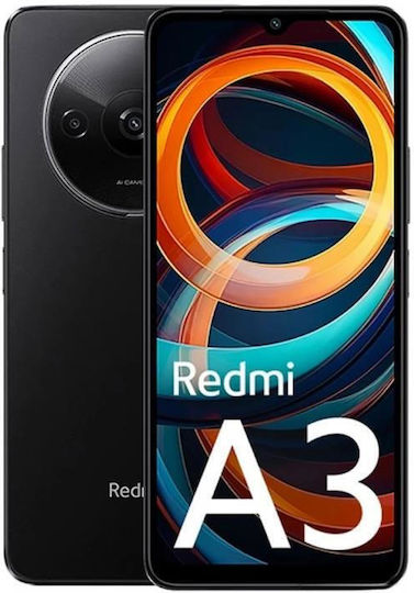 Redmi A3 ブラック 4GB/128GB Xiaomi Redmi A3 Black (4GB / 128GB) - Mobile phone